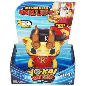 Hip Hop Hero Komajiro Yokai Watch Sounding - Sings Rap Songs Toy Figure 2016